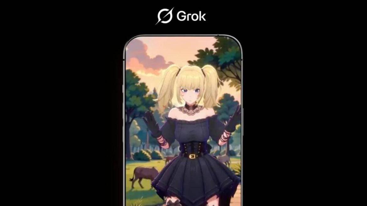 Elon Musk's Grok is making AI companions, including a goth anime girl