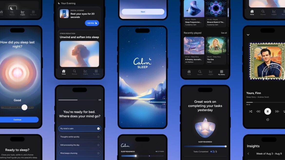 Calm launches standalone iOS app for sleep support