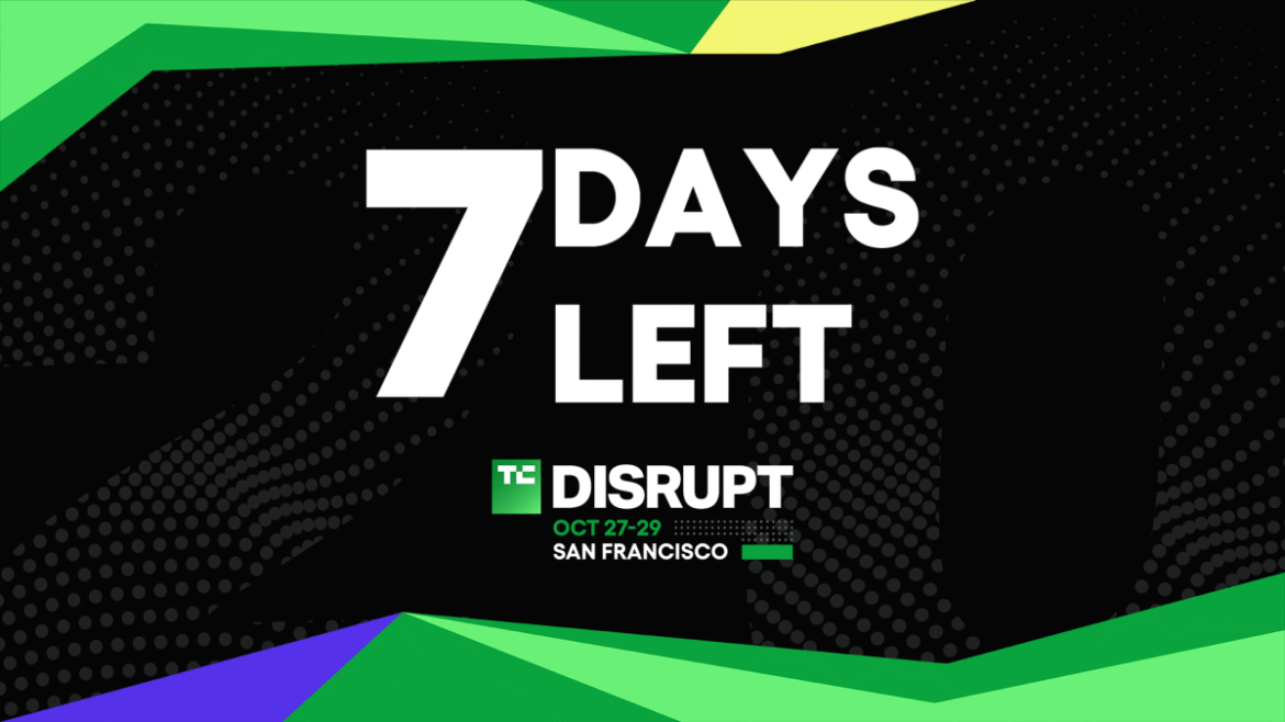TechCrunch Disrupt 2025 7 days