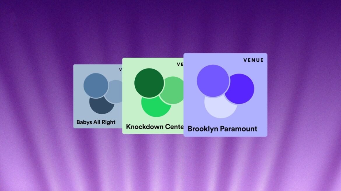 Spotify now lets you follow venues to get details on upcoming concerts