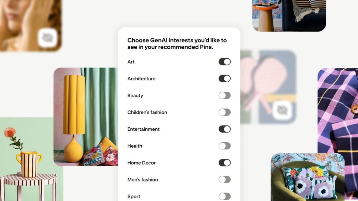 Pinterest adds controls to let you limit the amount of 'AI slop' in your feed