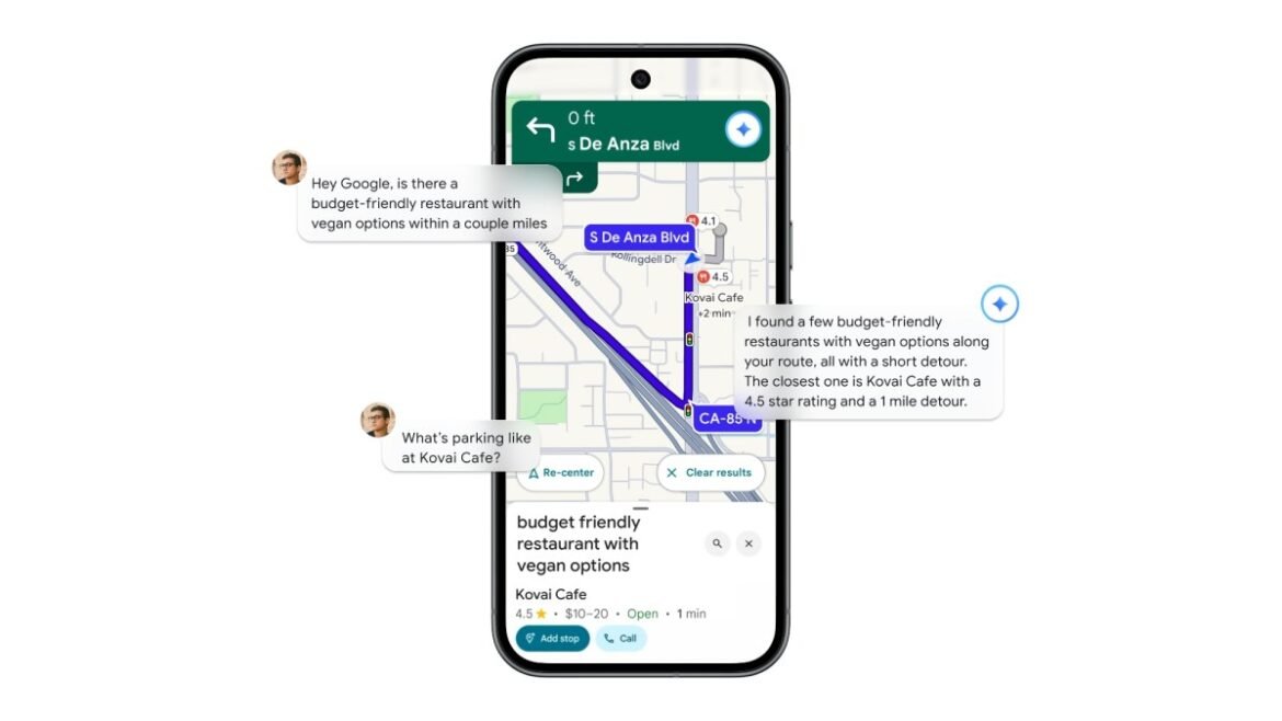 Google Maps bakes in Gemini to improve navigation and hands-free use