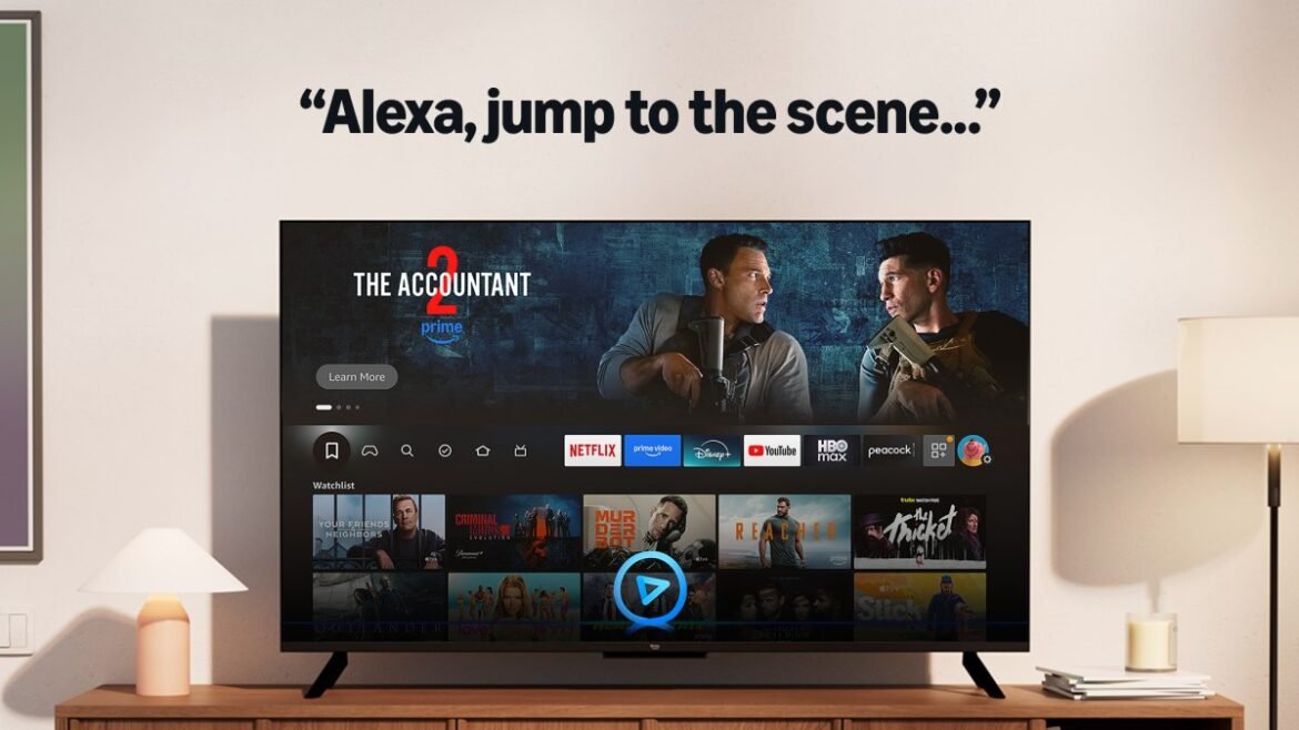 TV showing Amazon Fire