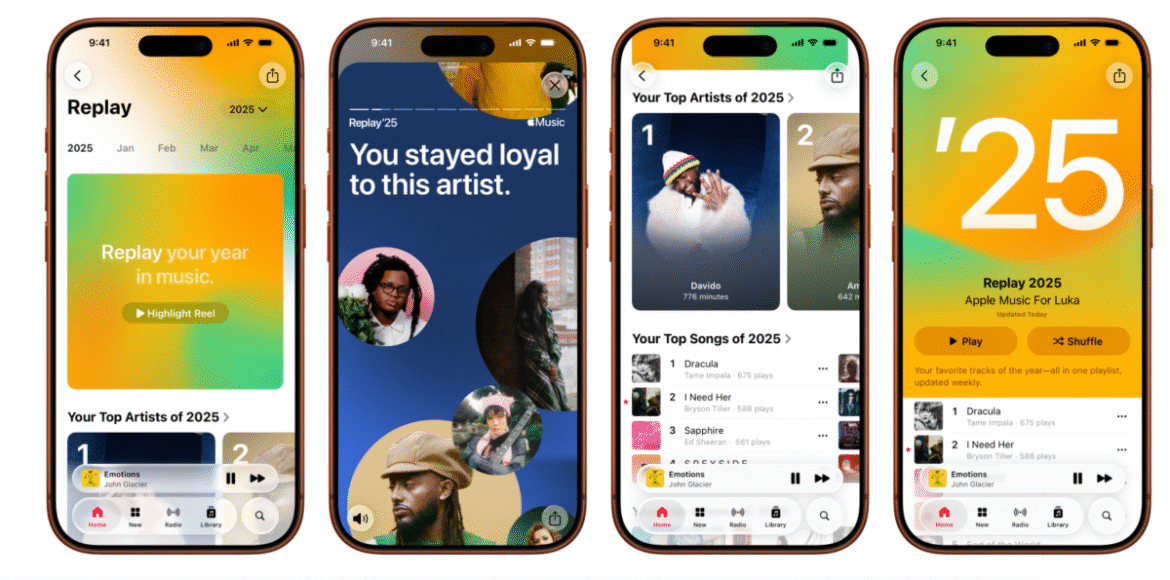 Apple Music's Replay 2025 is here