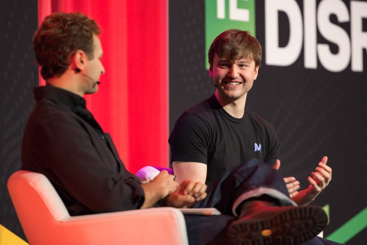 Mercor CEO Brendan Foody at TechCrunch Disrupt 2025.
