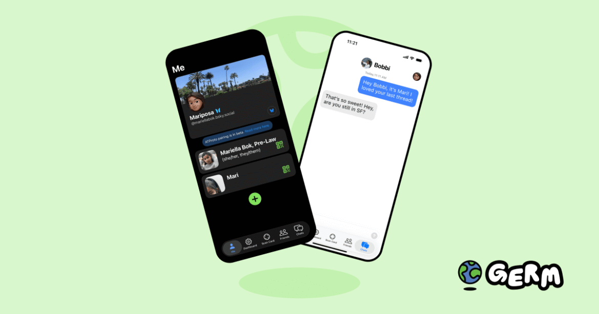 A startup called Germ becomes the first private messenger that launches directly from Bluesky's app