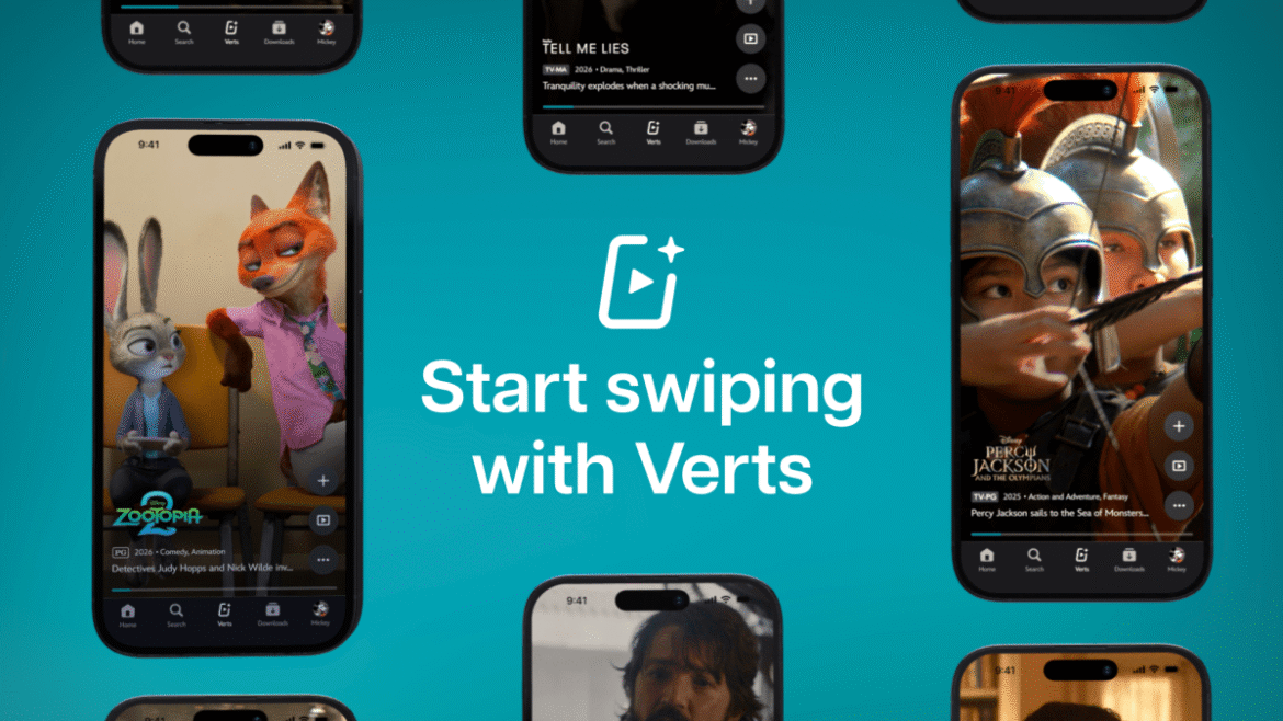 Disney+ is rolling out its TikTok-like 'Verts' short-form video feed