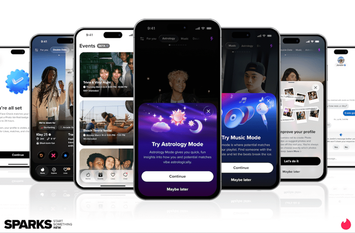 Tinder tries to lure people back to online dating with IRL events, virtual speed dating
