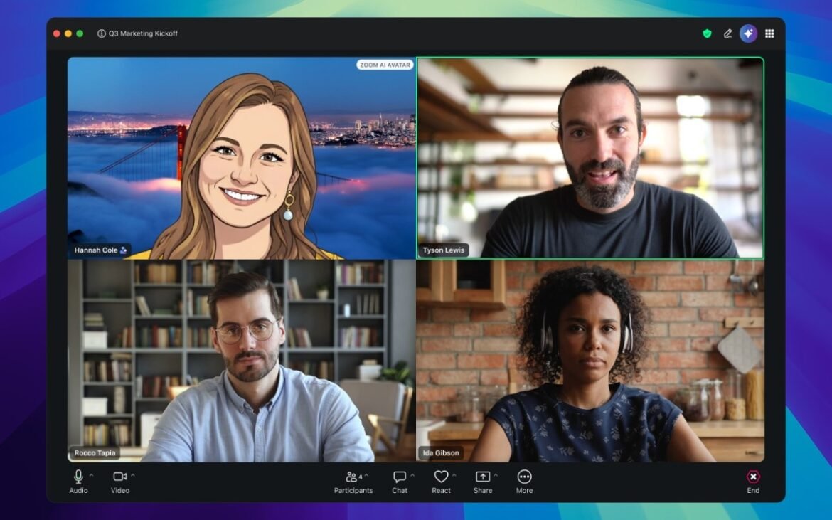 Realistic and stylized avatars in Zoom Meetings